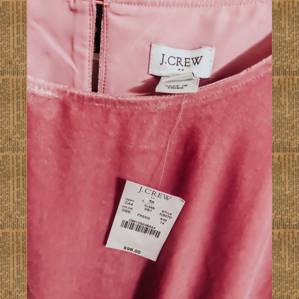 nwt! j. crew pink dress - Picture 3 of 5